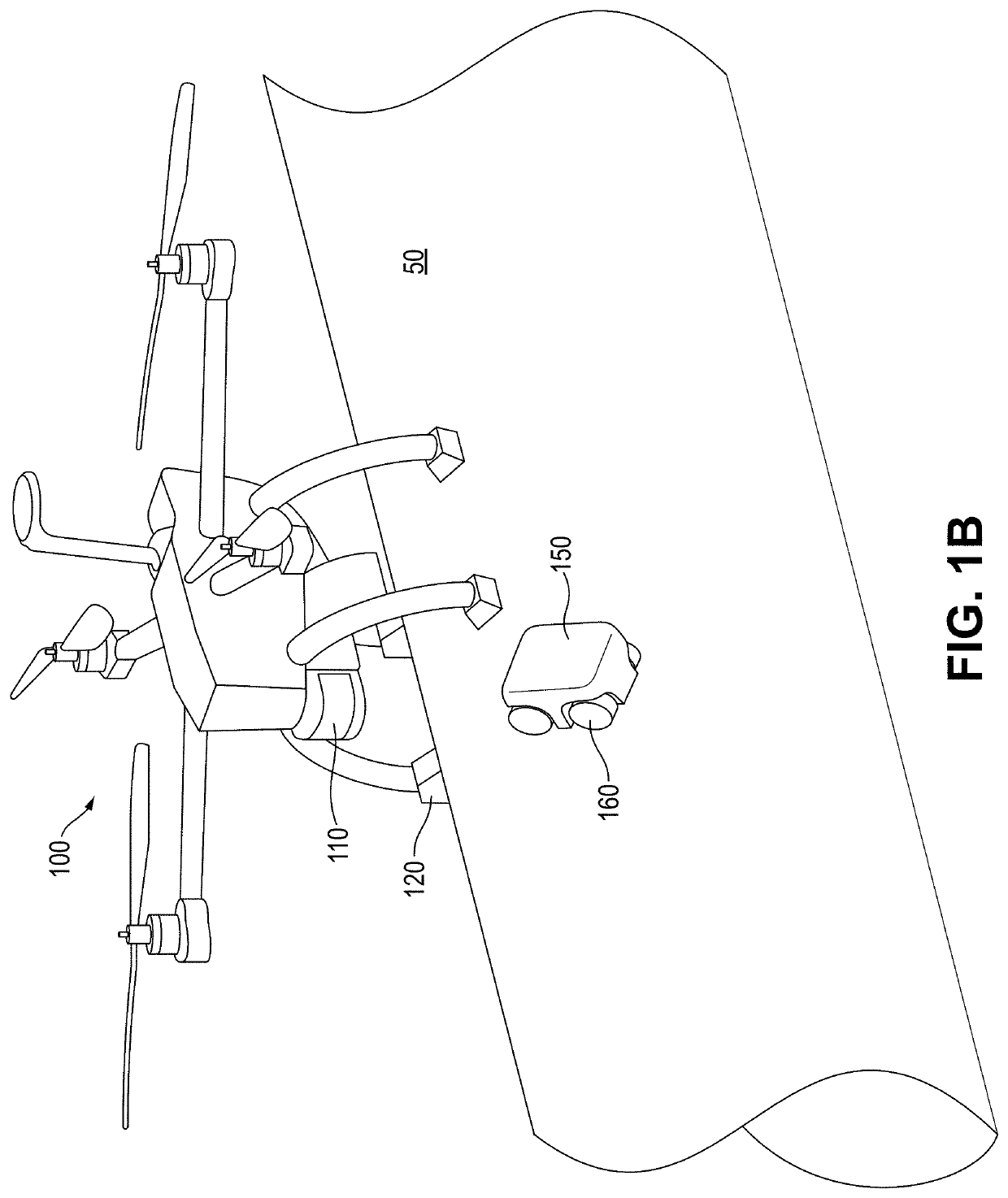 Perching UAV with releasable crawler