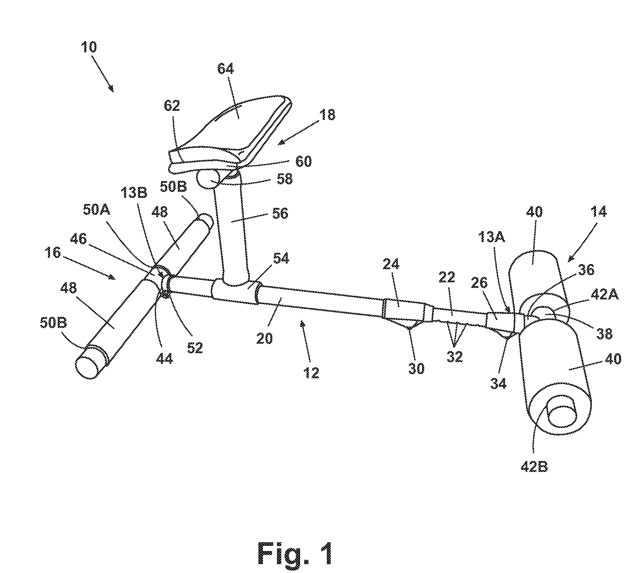 Abdominal exercise device