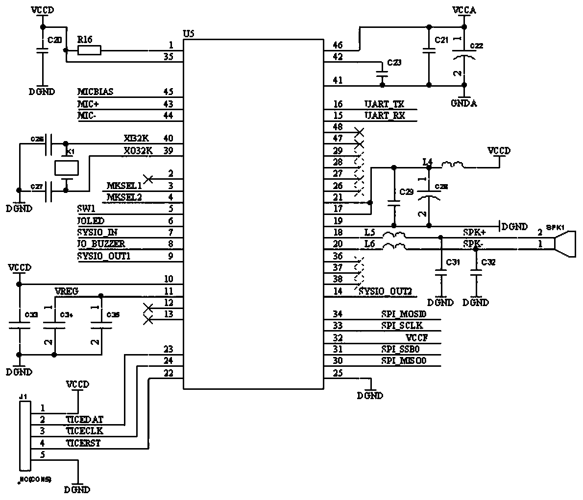 Automobile tail door voice control circuit and control method for same