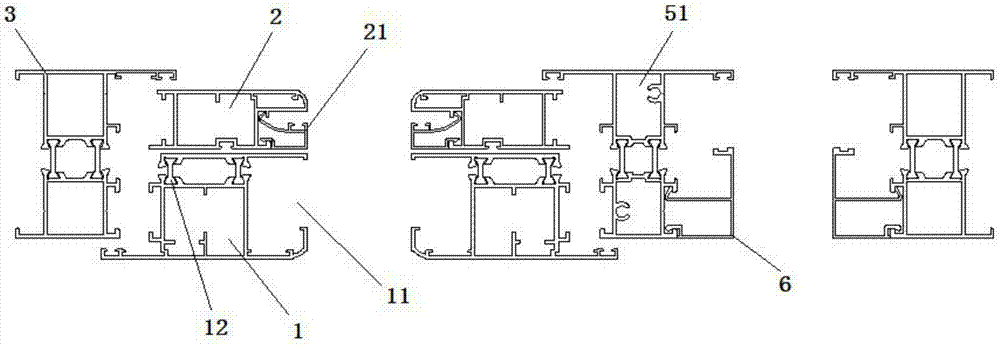 Heat-insulation window-gauze integrated double-outwards-opened window