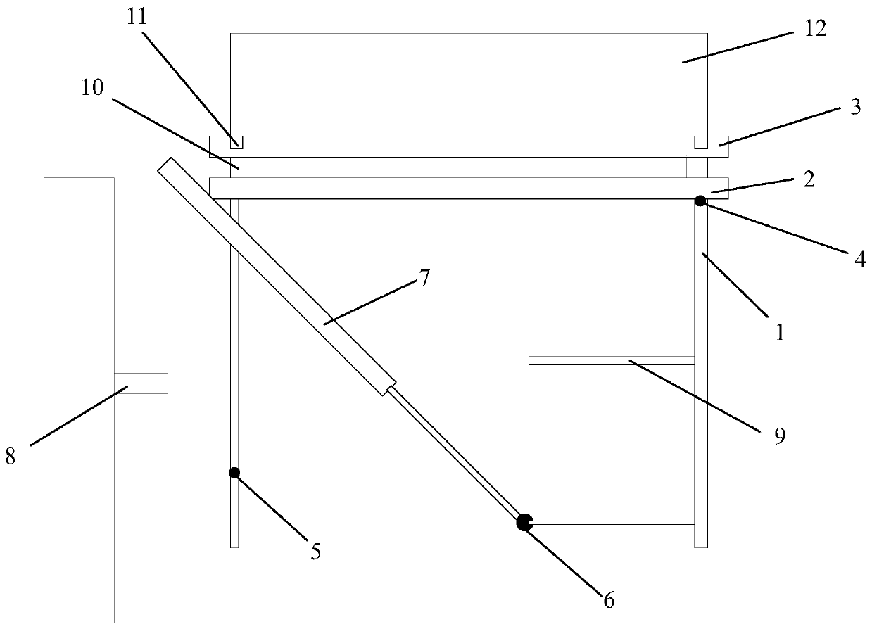 Sunken container-tumbling platform