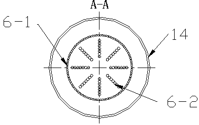 Integral rotational radiation preheating mixing energy utilization device with flue gas chilling