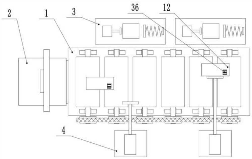 A campus library book automatic identification and sorting equipment