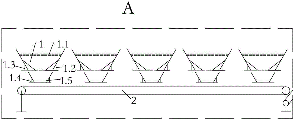 Medium temperature pitch mixture batching plant and method for preparing mixture by utilizing batching plant