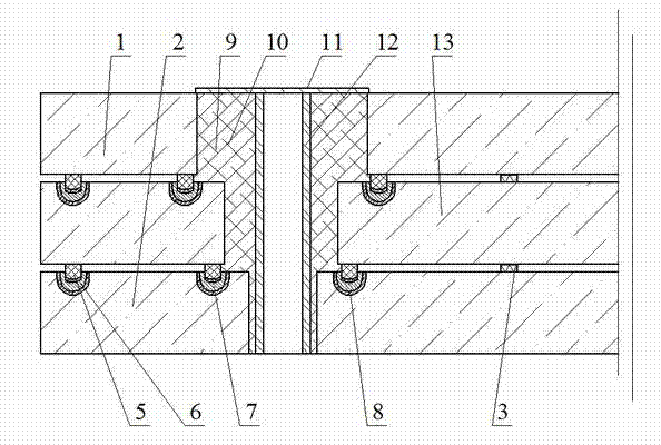 Vacuum glass laminated at high temperature and production method thereof