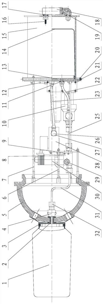 Buoyancy adjusting device for large-depth underwater robot