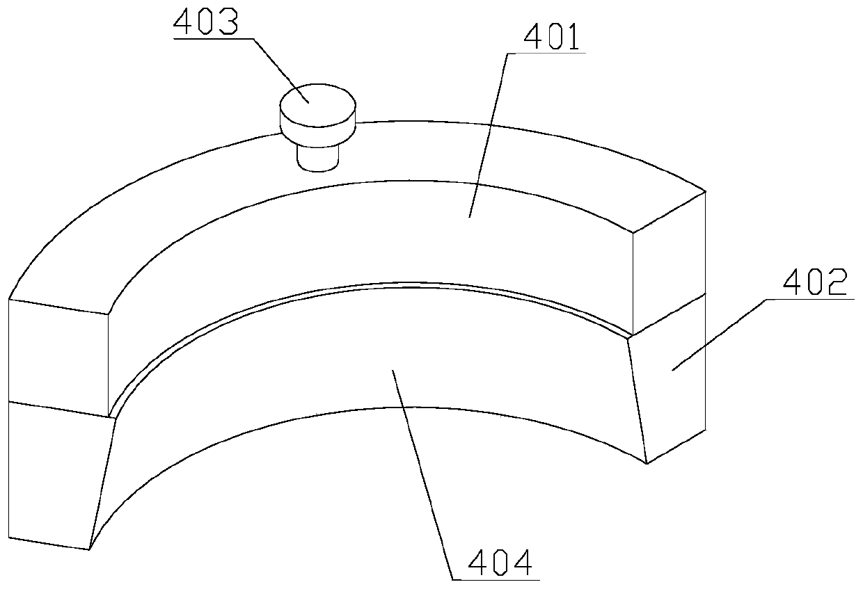 Anti-loosening ultrasonic transducer mounting structure and mounting method