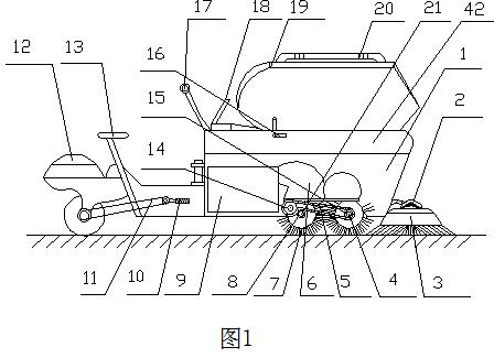 Multifunctional urban road cleaning vehicle