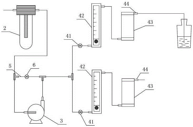 Portable flue gas sampling device