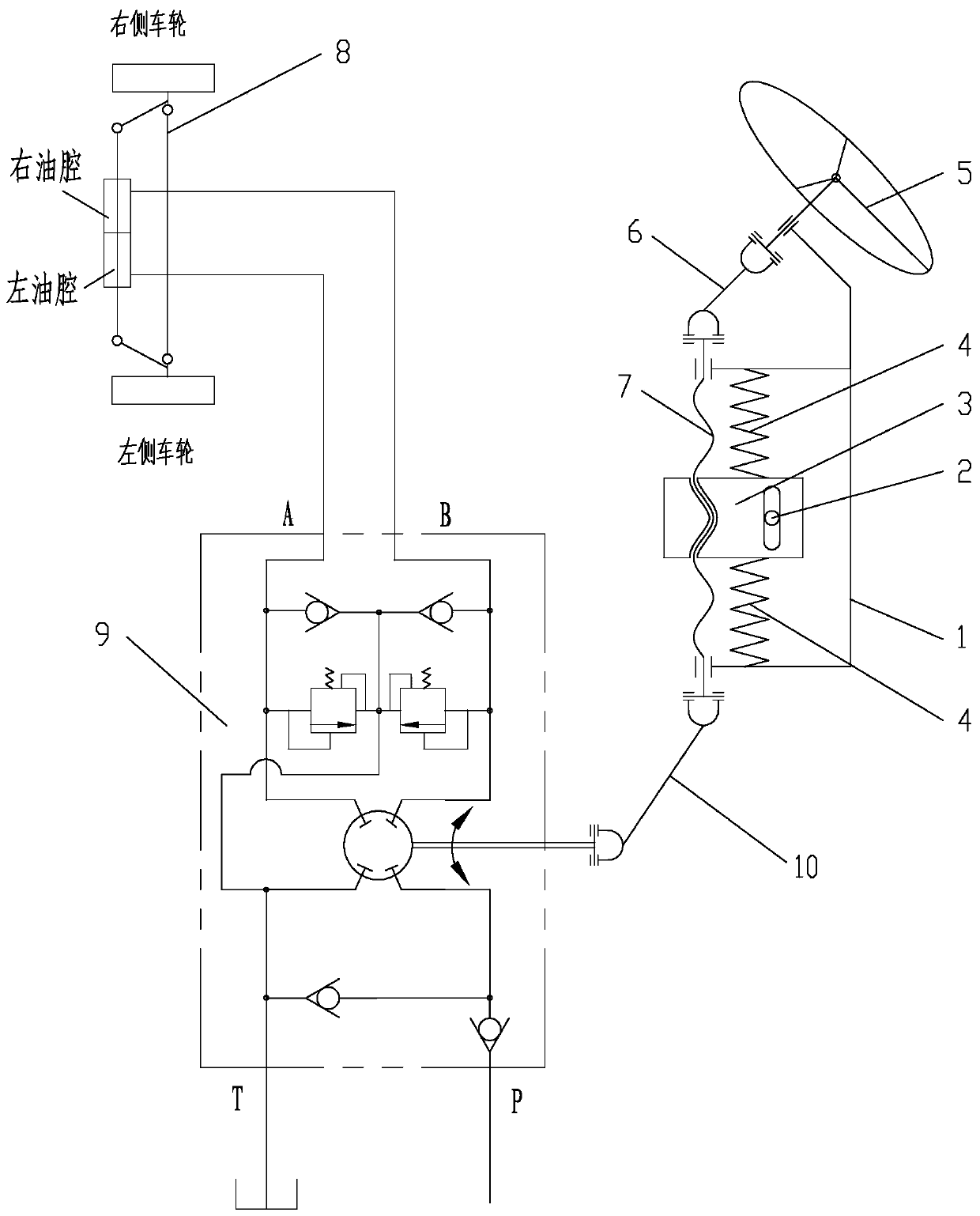 Automatic aligning steering system