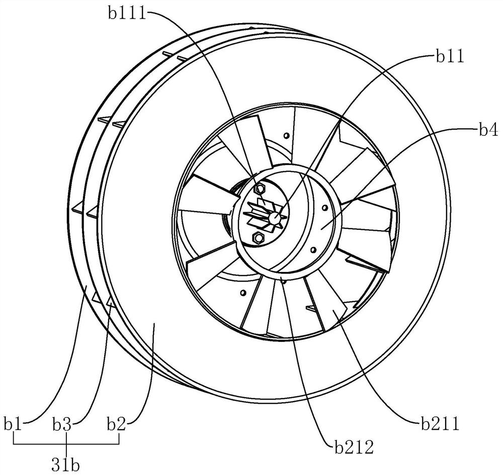 A flue gas return burner