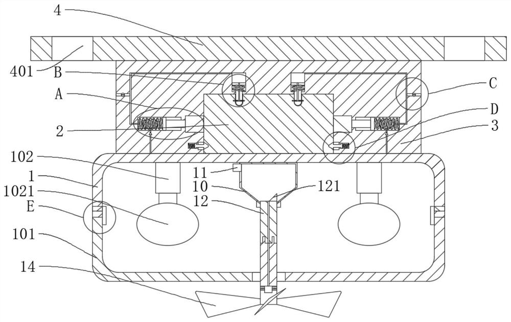 Rapid lamp mounting device