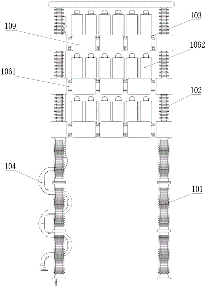 Converter valve assembly and valve tower using the converter valve assembly