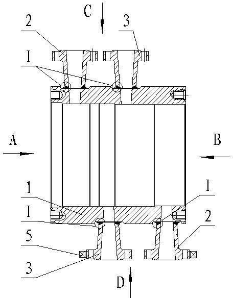 Welding process of heat-resistant steel cylindrical housing