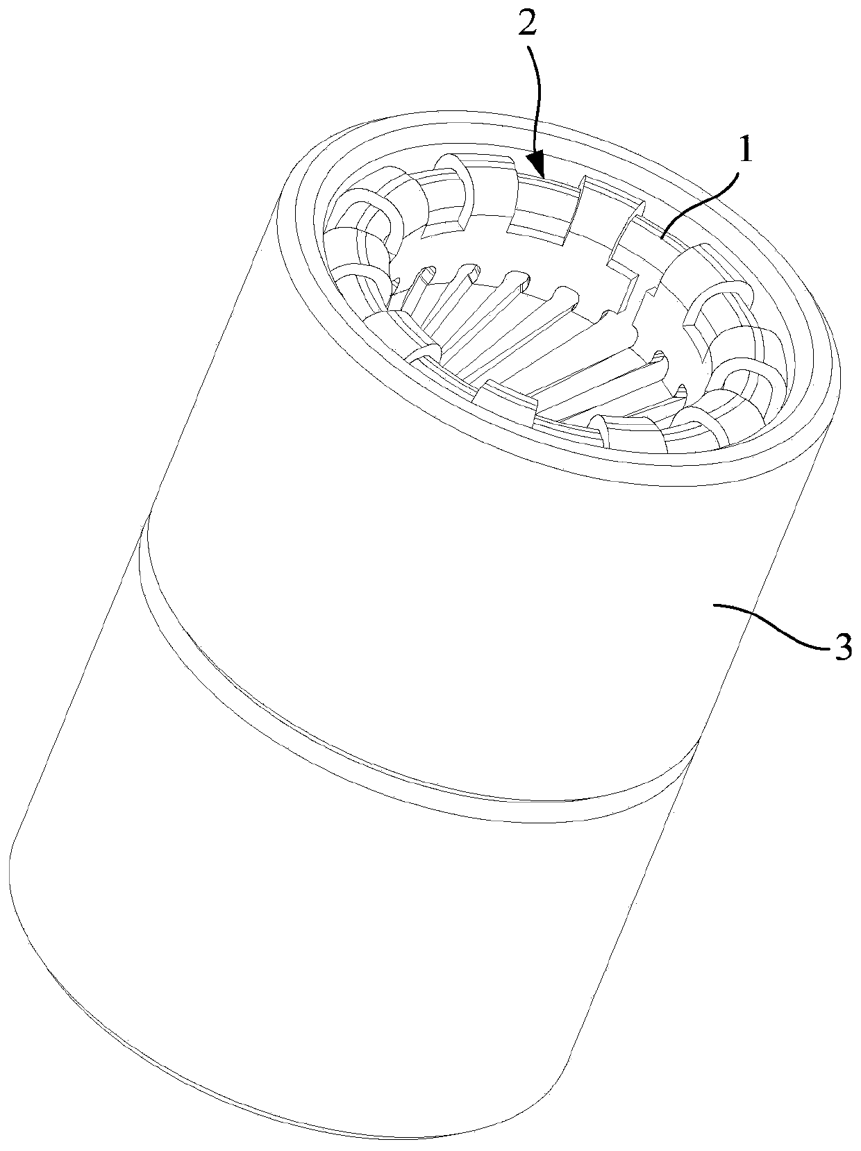 Jack electric contact assembly and electric connector