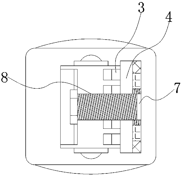 Safety improved grounding holding hoop with good bracing effect