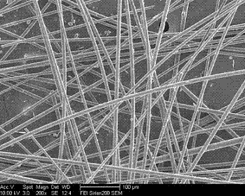 Method for regenerating glass fibers from waste glass fibers or products at normal temperature under normal pressure