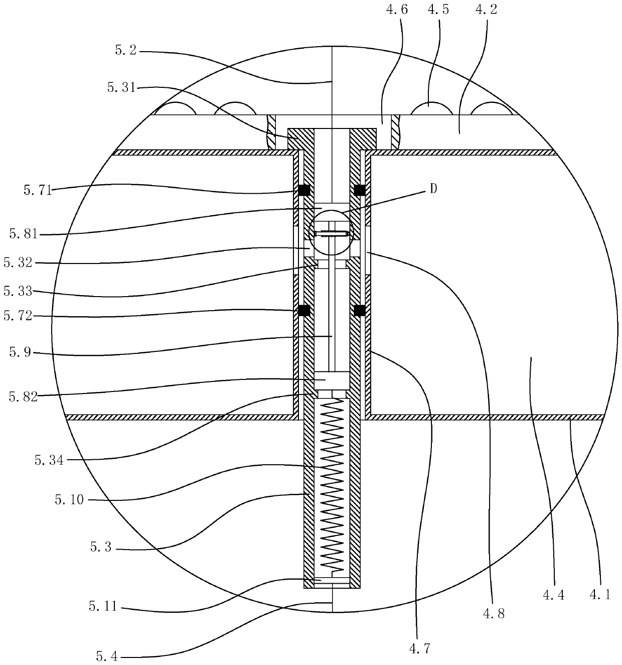 Sinkable floating alga ecological restoration device