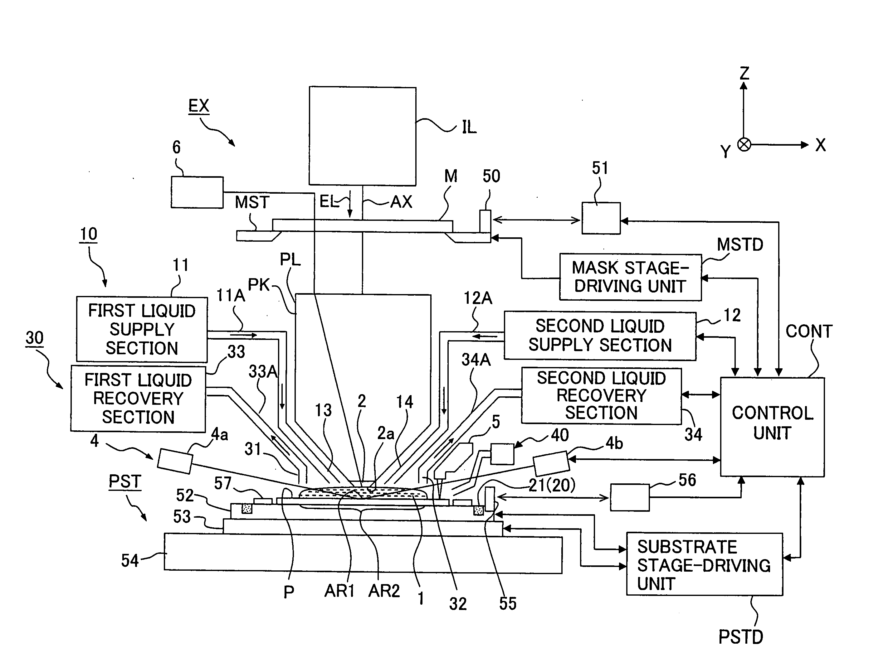 Exposure apparatus and method for producing device