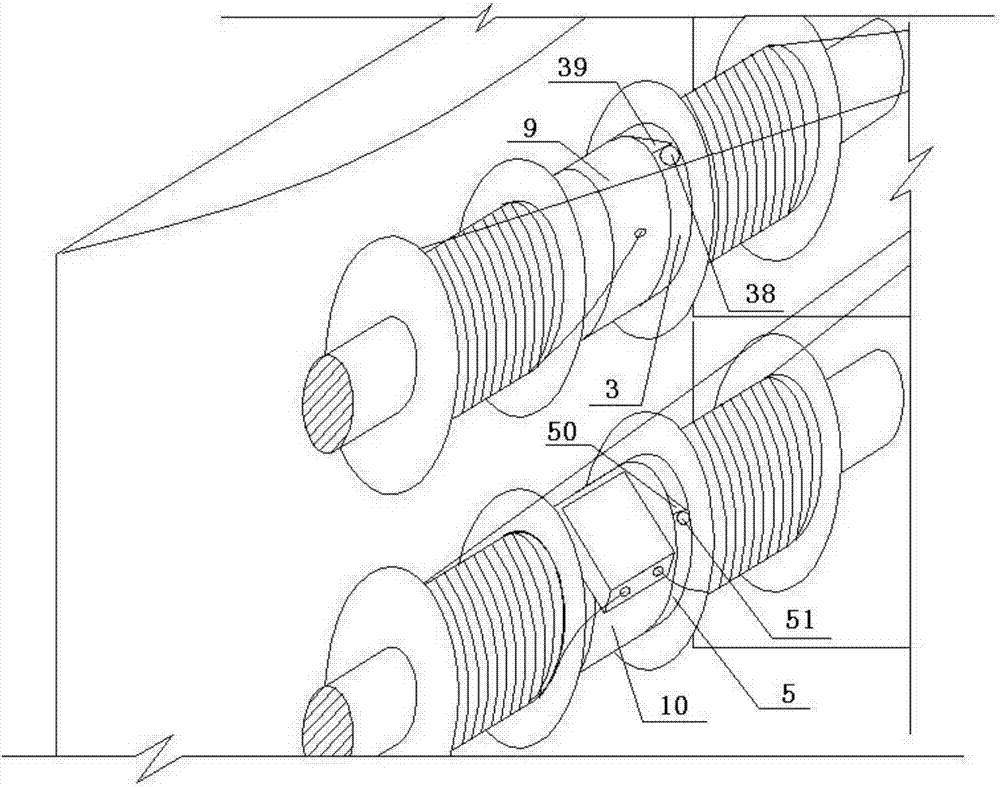 Building with multifunctional rope releasing equipment