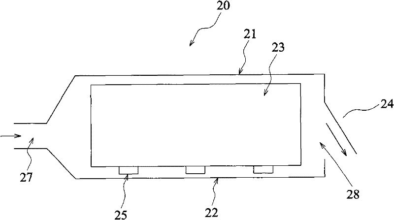 Light-emitting diode (LED) street lamp structure, LED lamp cap cooling method