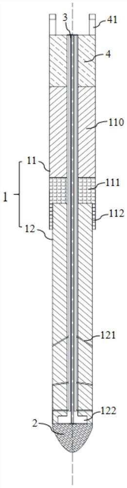 Multi-air-channel stopper rod