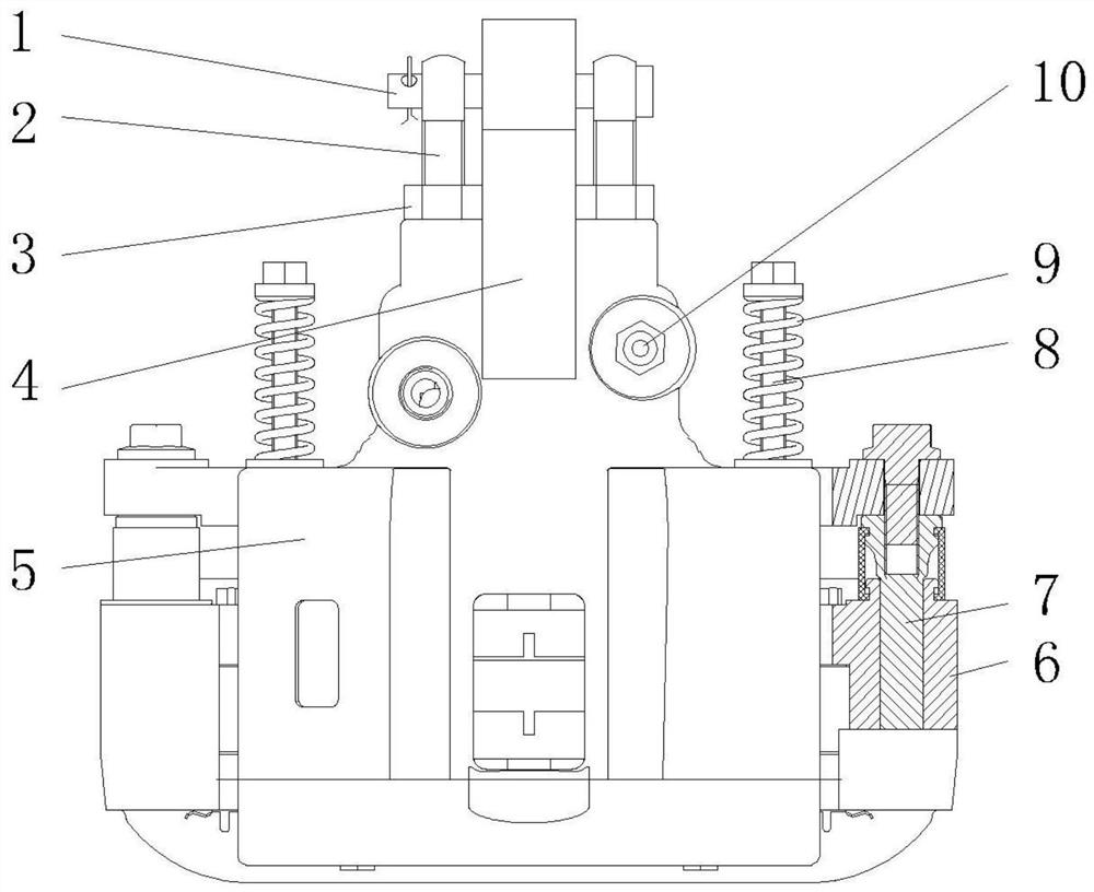 Brake caliper with hand brake