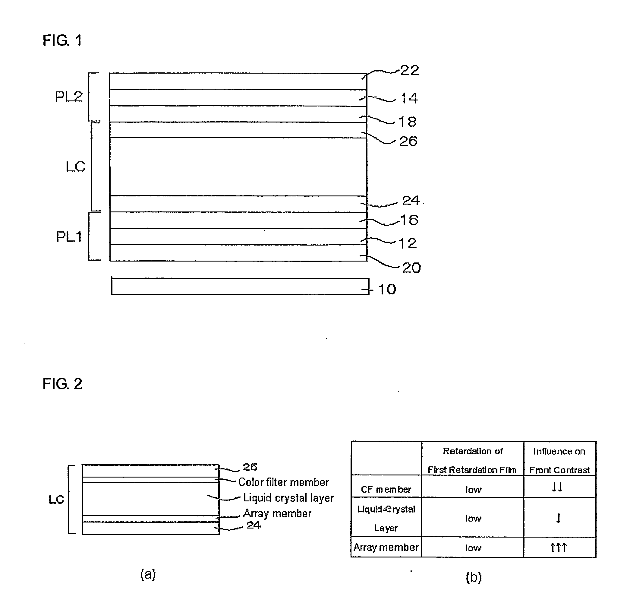 Va mode liquid crystal display device