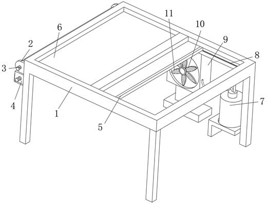 Sunshade device of green building