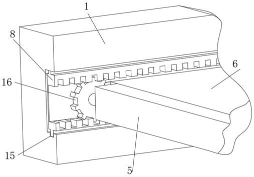 Sunshade device of green building