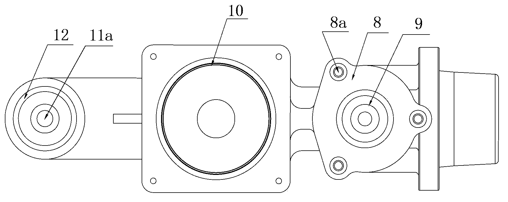 Integrally cast solid insulation fuse device