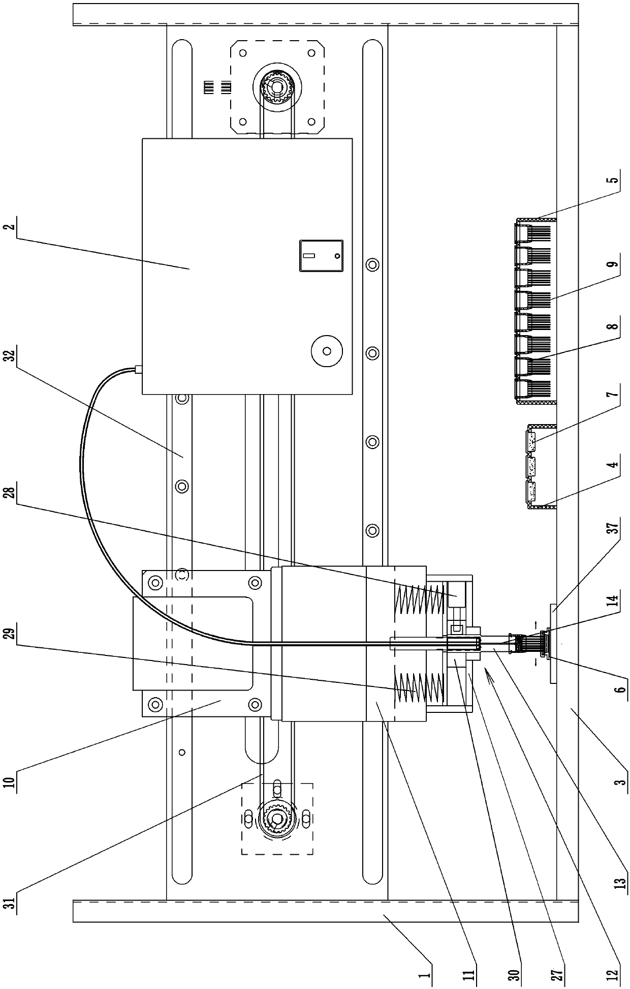 Sample liquid drop granular forming device