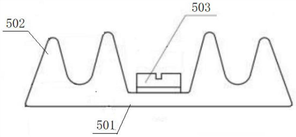 Underwater water stop structure for prefabricated abutment and construction method thereof