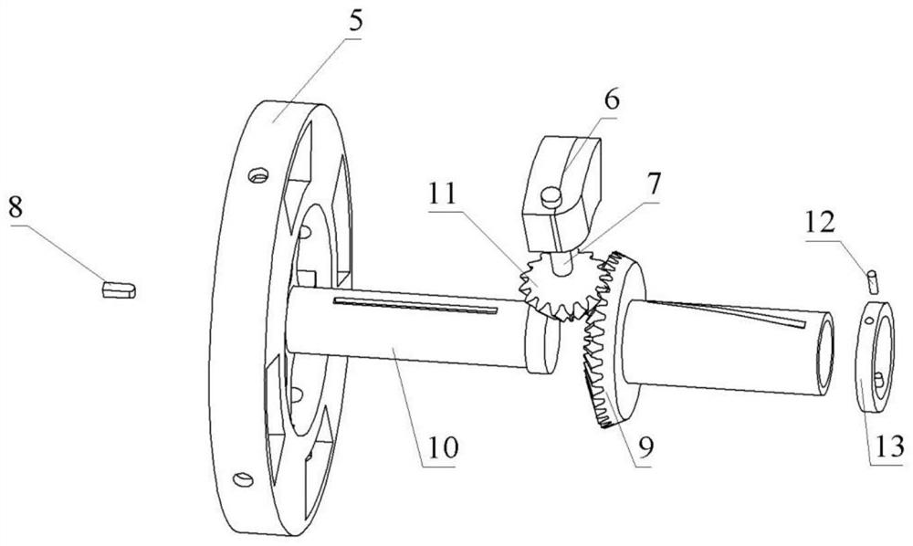 A Unipolar Magnet Rotary Adjustable Speed ​​Cage Magnetic Coupler