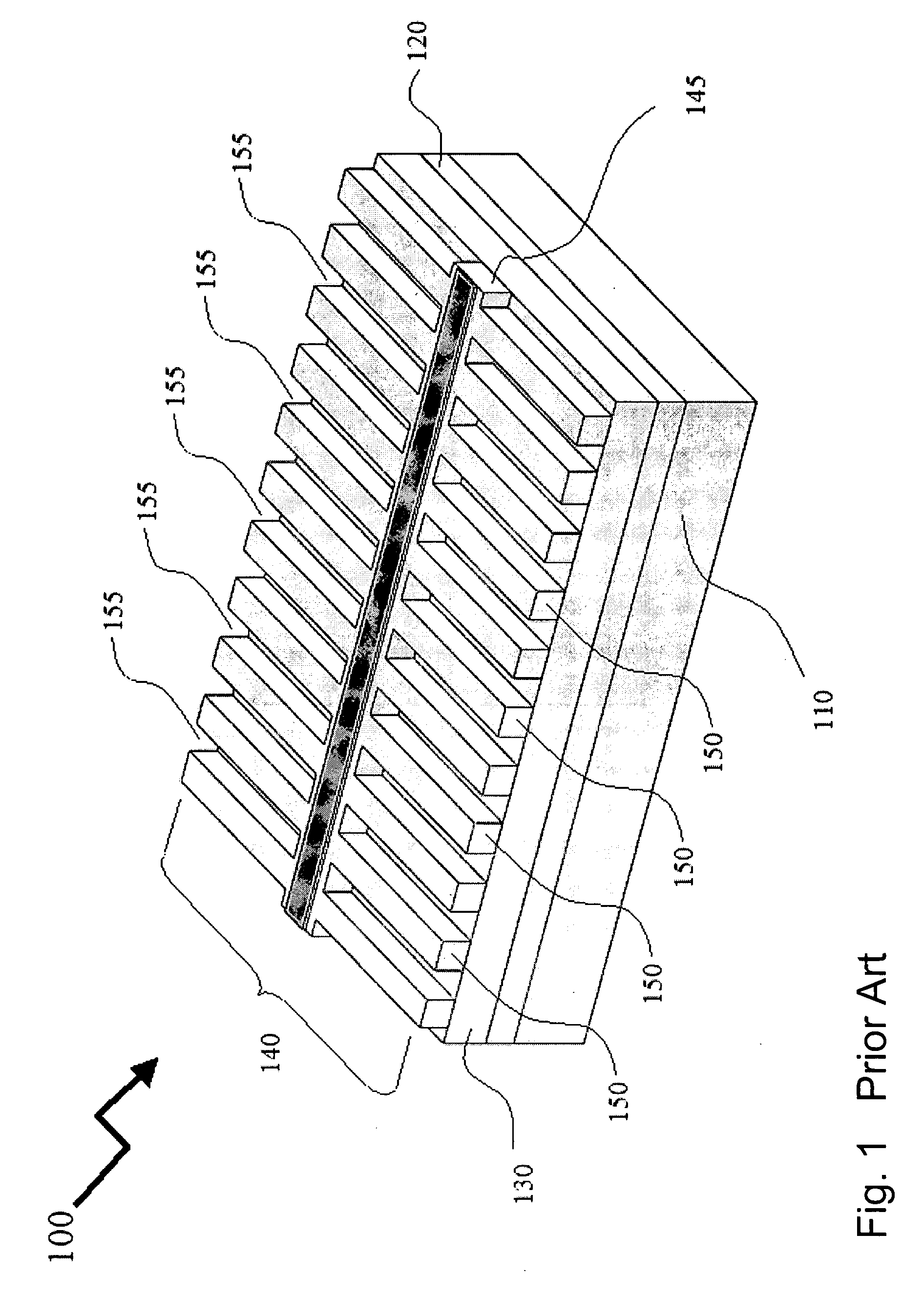 Coupling-enhanced surface etched gratings