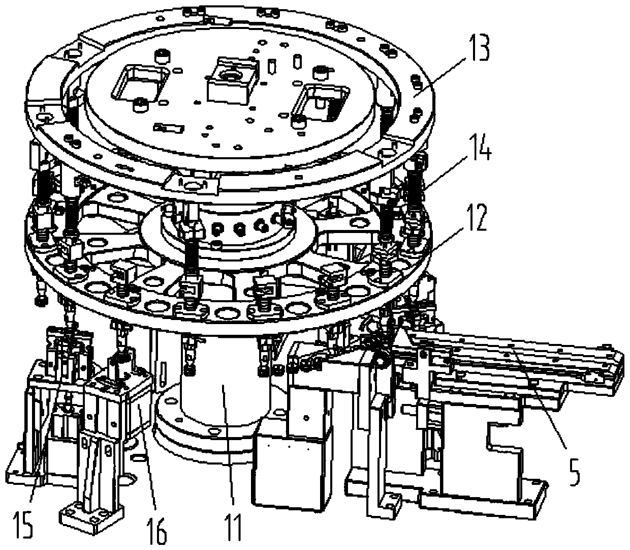 A fully automatic testing machine for semiconductor chips