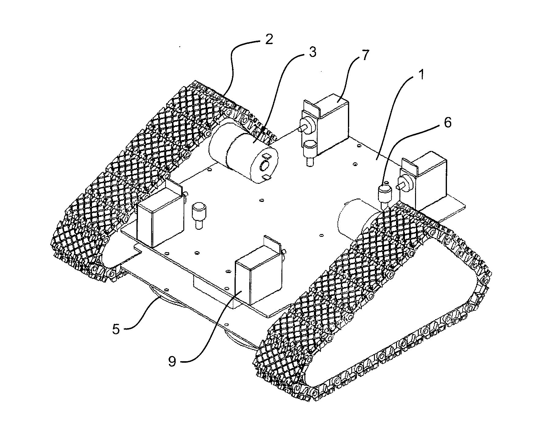 Robotic climbing platform