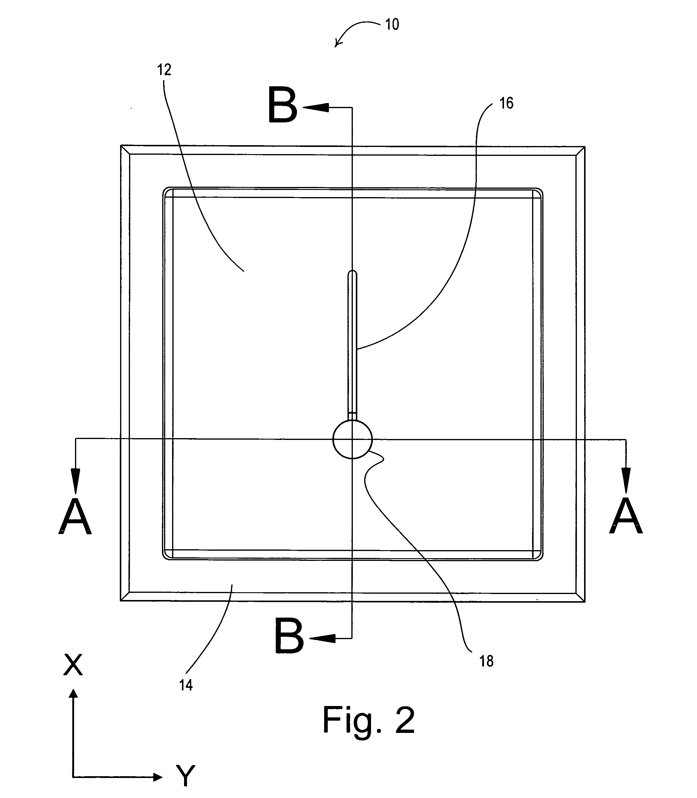 Lighting control having a captured offset linear guide system