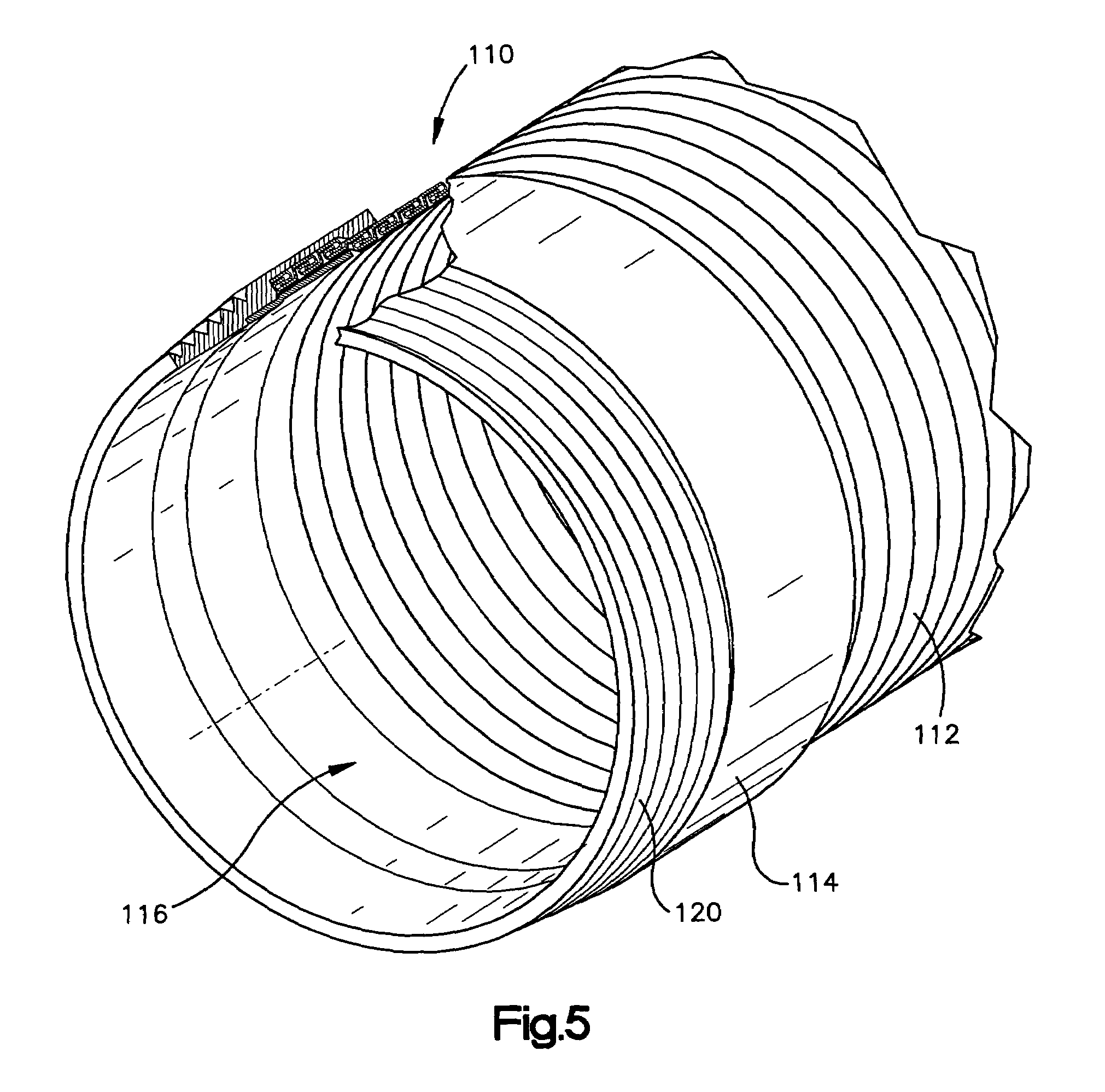 Flexible metal hose assembly and method of making the same