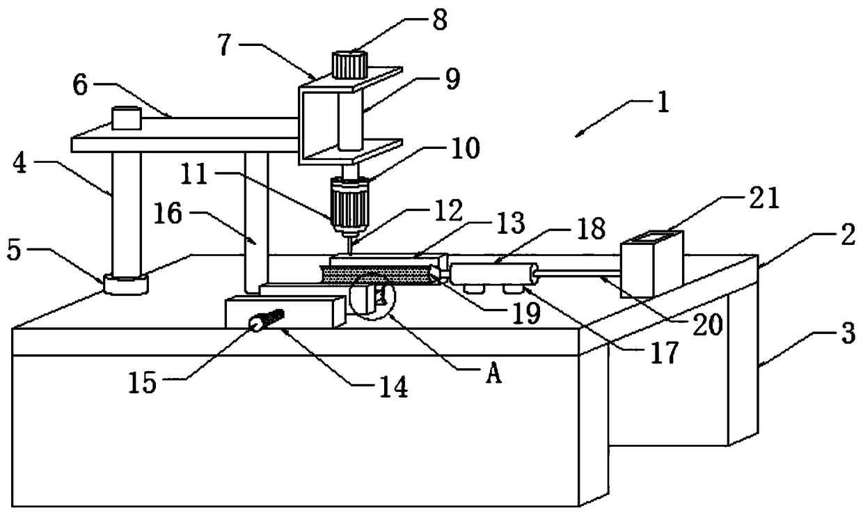 Drilling device used for production of high valves