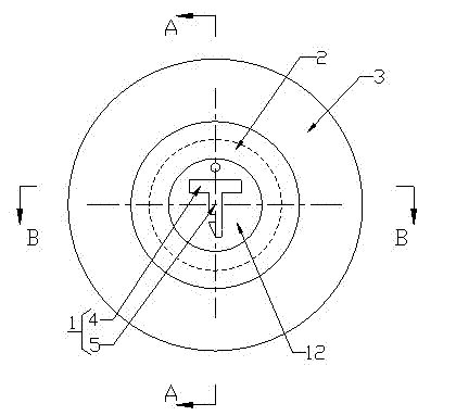 Simply structured antitheft lock and key thereof