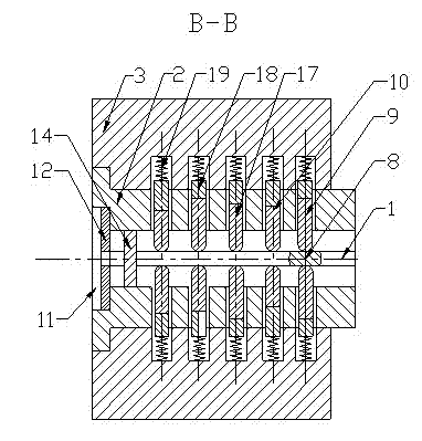 Simply structured antitheft lock and key thereof