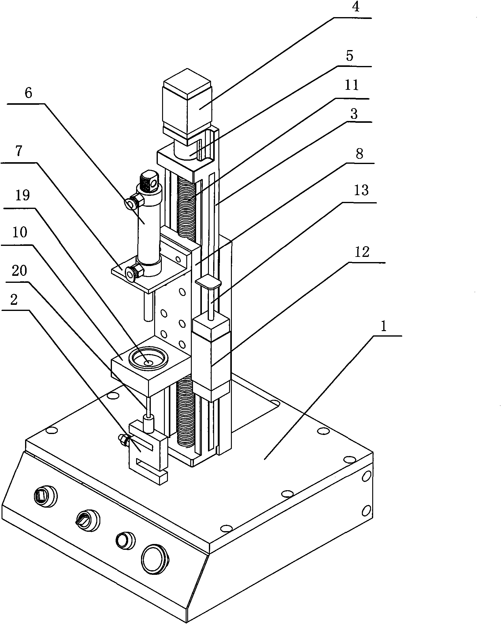 Automatic testing device of performance of electromagnet for valve