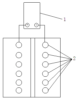 Method for detecting soil mass cracking depth and detection device