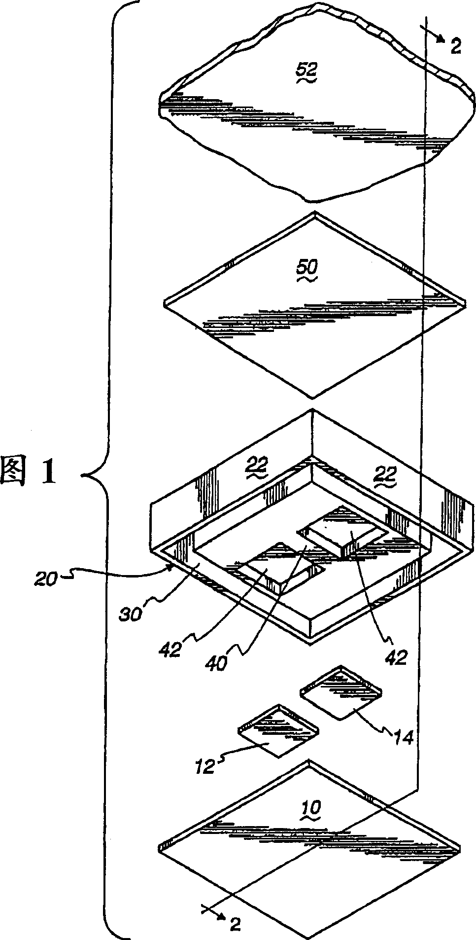 Gel structure for combined EMI shielding and thermal control of microelectronic assemblies