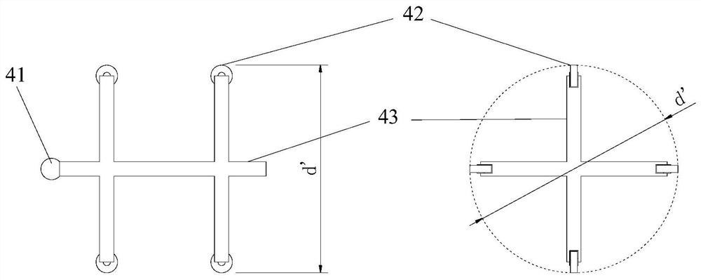 Concrete pumping full simulation test device and detection method