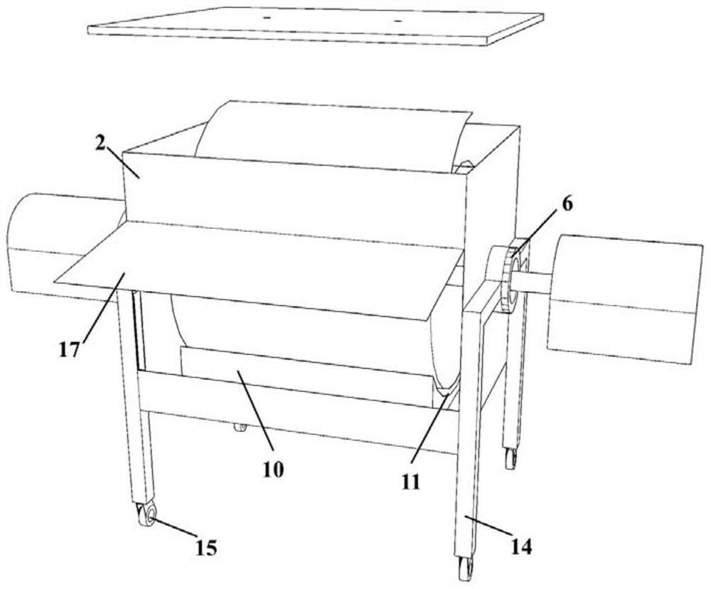 Dewatered sludge bio-drying apparatus