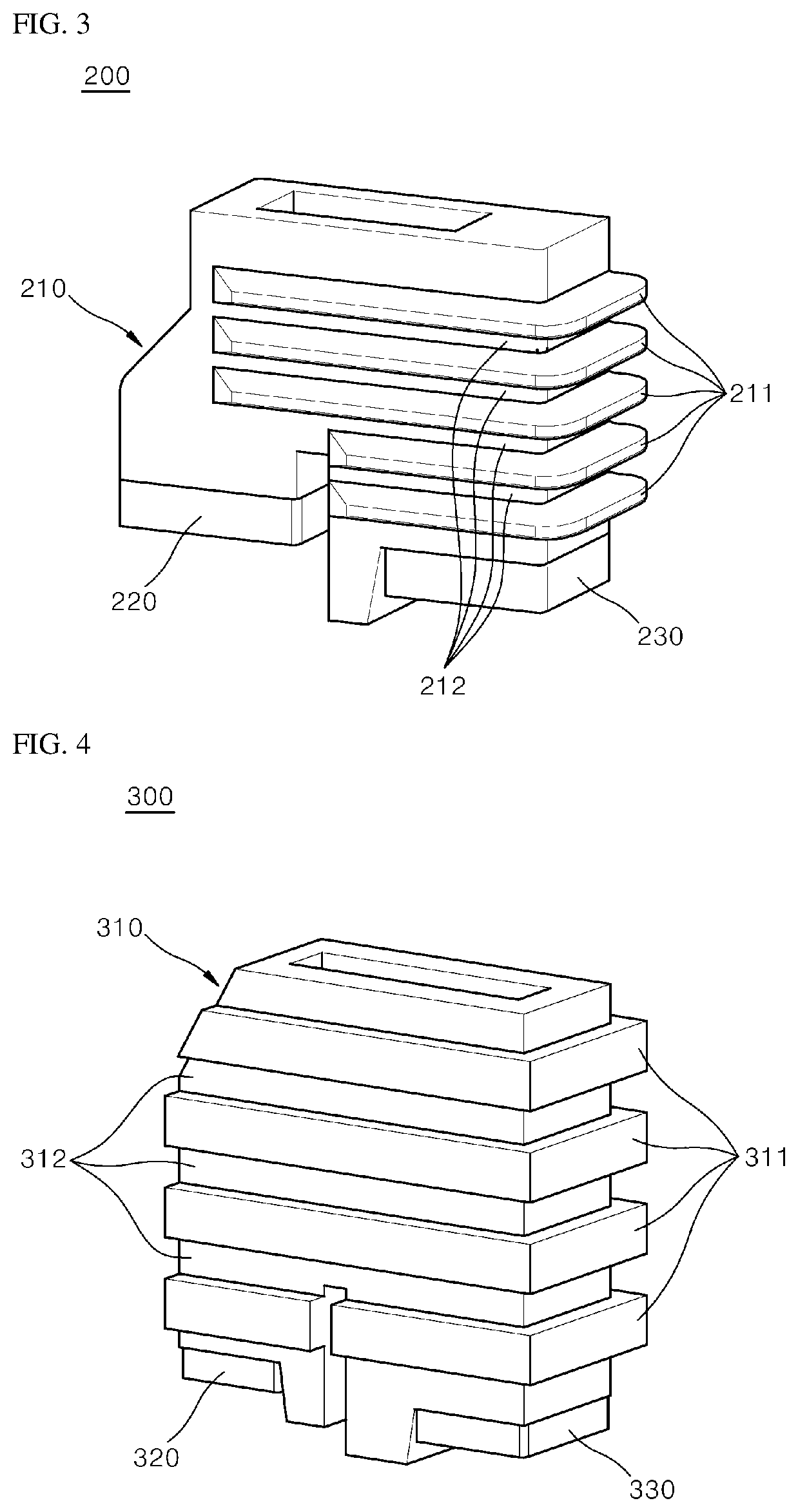 Coil spacer structure for molding transformer