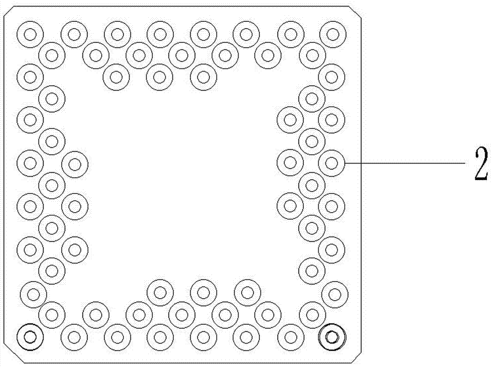 Ceramic adapter plate used for mounting large-size ceramic tube shell