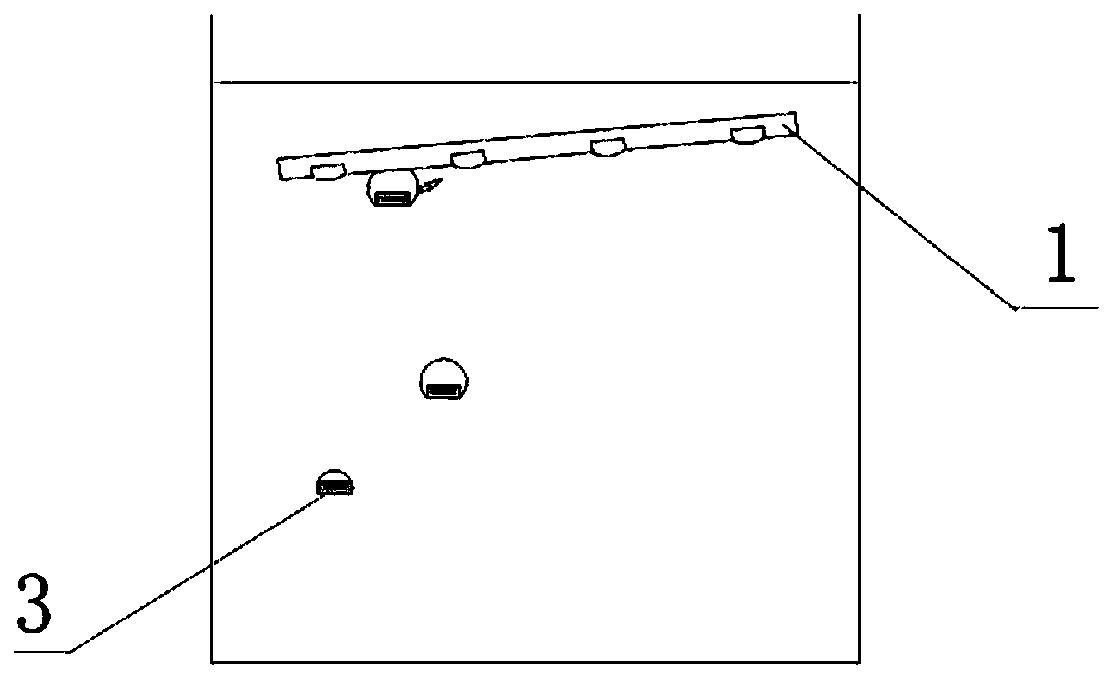 Single-class and multi-class tiny object suspension directional movement and self-loading huge transfer method